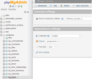 phpmyadmin