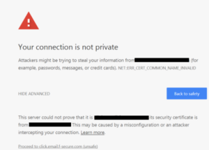 SSL certificate
