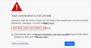 SSL certificate
