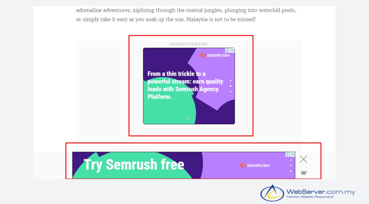 display banner ads
