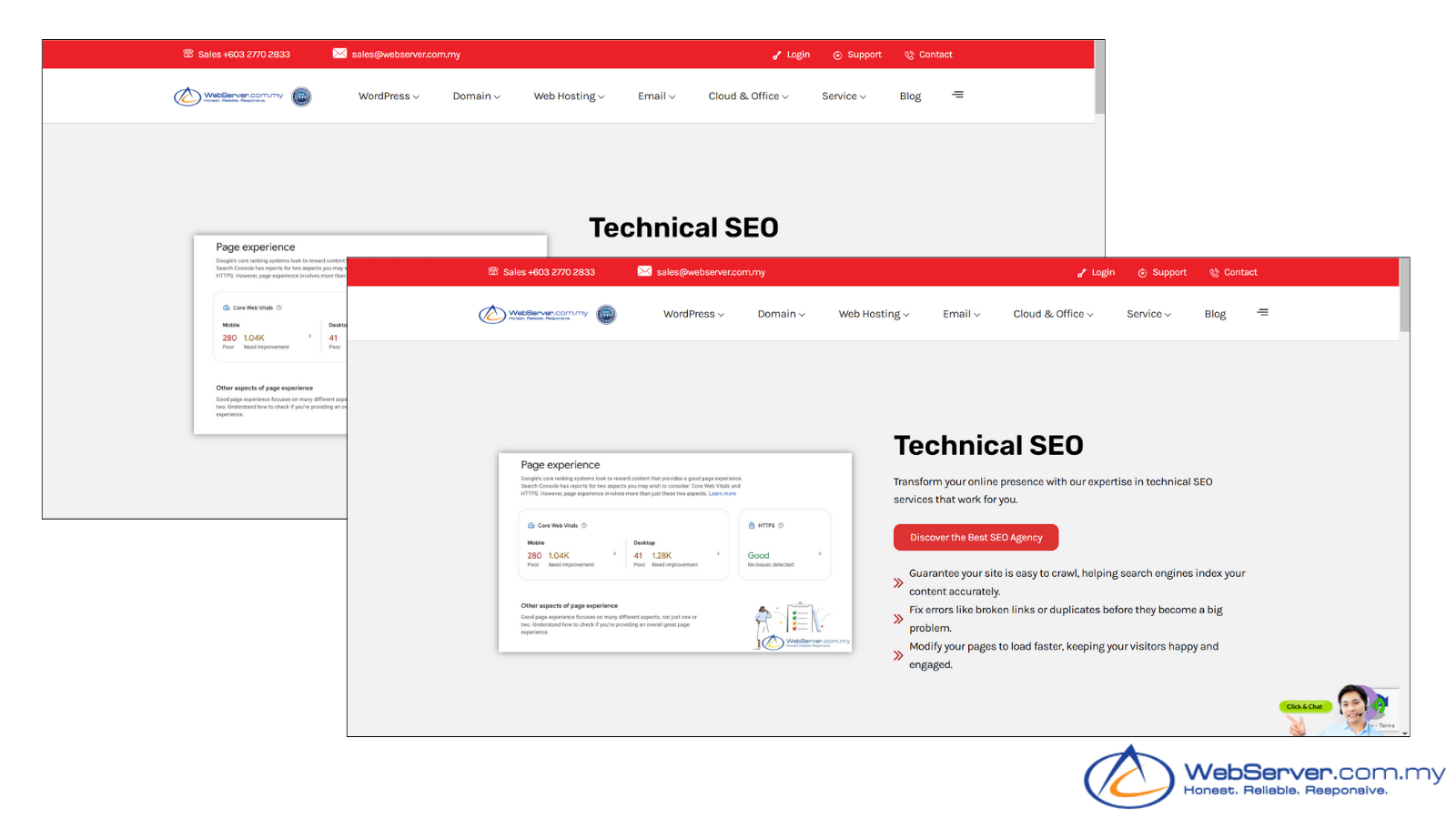 multiple versions of the same page